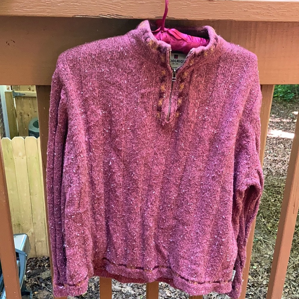 Woolrich deep pink sweater